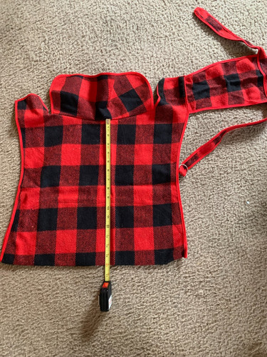 Dog coat size medium - dog, red